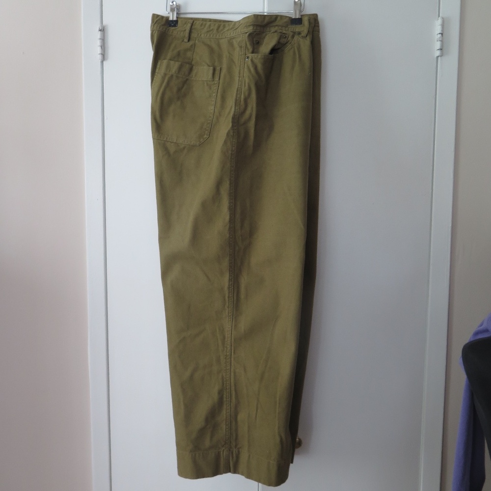 J.Crew Cropped Chino Pant Size 16 - Loden Green